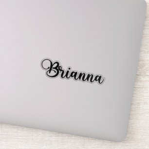 Brianna Name - Handwritten Calligraphy Sticker