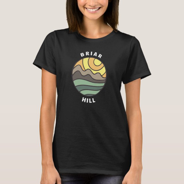 Briar Hill Michigan Mountains MI Vacation Souvenir T-Shirt (Front)