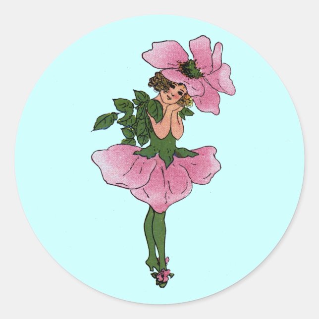 Briar-Rose Classic Round Sticker (Front)