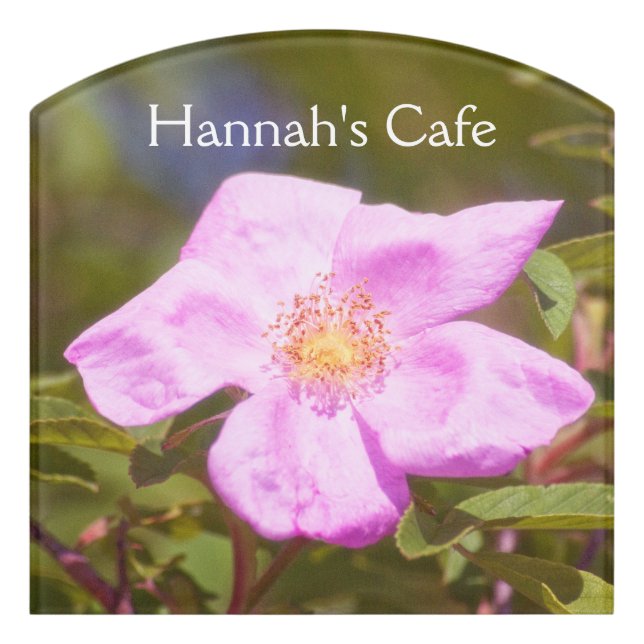 Briar Rose Door Sign (Contour Front)