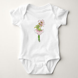 Briar Rose Vintage Cute Flower Child Girl Floral Baby Bodysuit