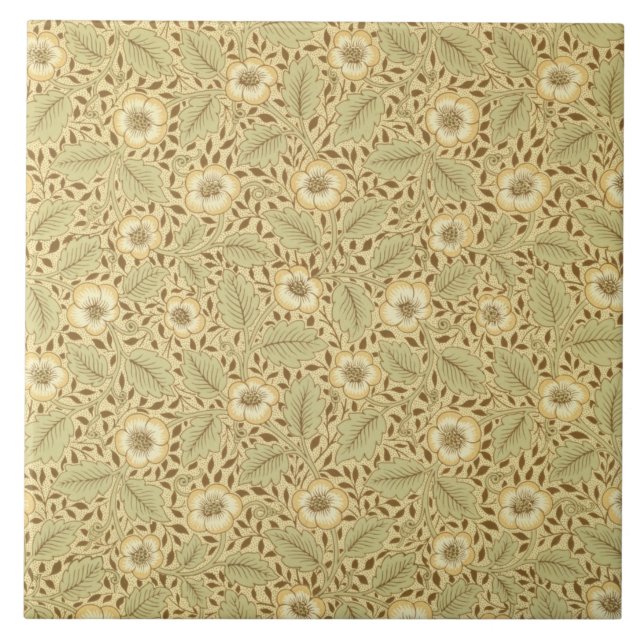 'Briar Rose' wallpaper design Tile (Front)