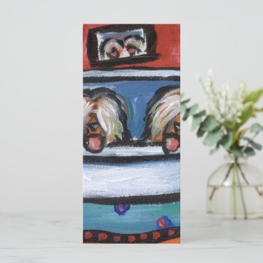 Briard bathtime (Standing Front)