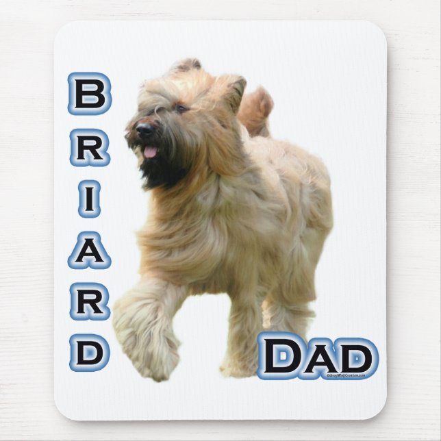 Briard Dad 4 Mouse Pad (Front)