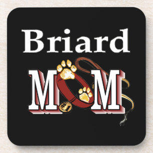 Briard Dog MOM Coaster