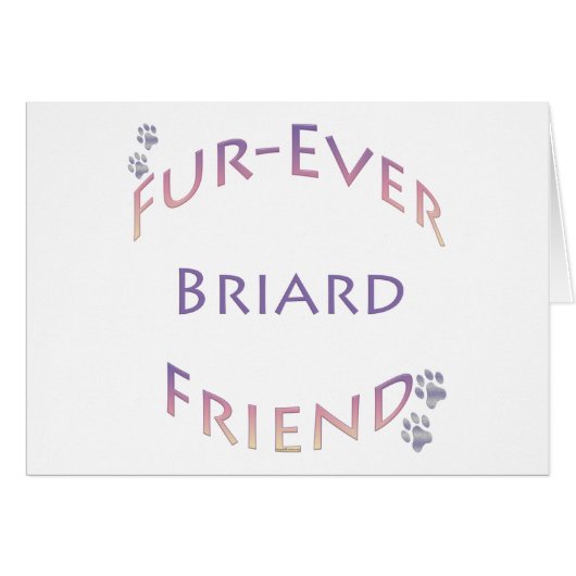 Briard Furever Cards (Front Horizontal)