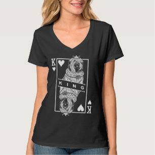 Briard King Of Hearts  Dog  Pop T-Shirt