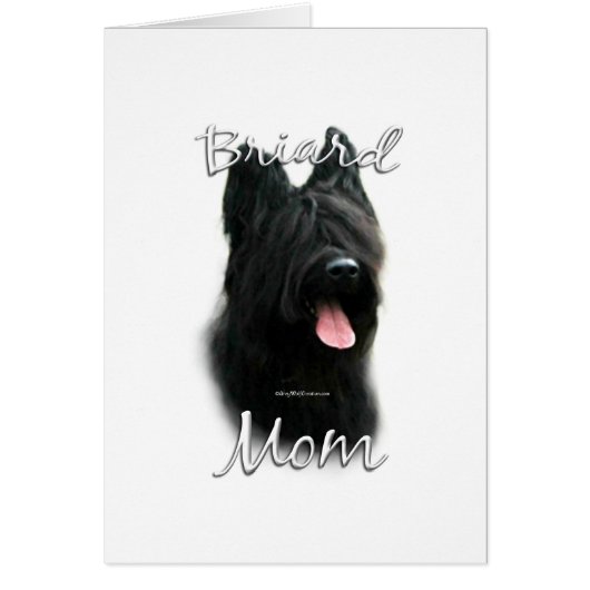 Briard Mom 2 Cards (Front)