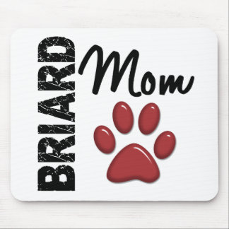 Briard Mom 2 Mouse Pad