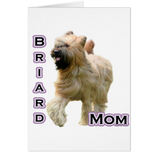 Briard Mom 4 Cards (Front)