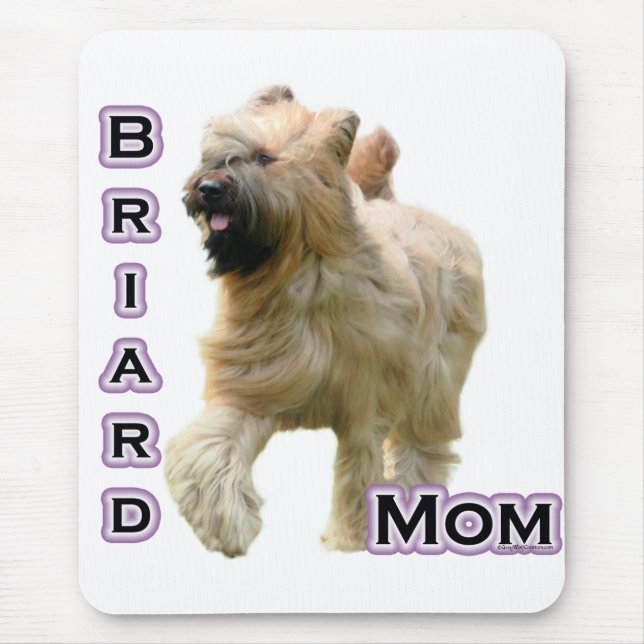 Briard Mom 4 Mouse Pad (Front)