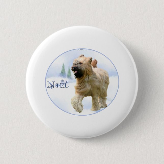 Briard Noel Button (Front)