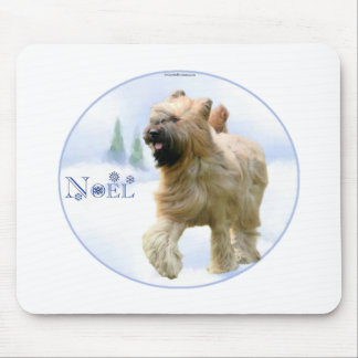 Briard Noel Mouse Pad