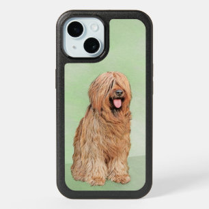 Briard Painting - Cute Original Dog Art OtterBox i iPhone 15 Case