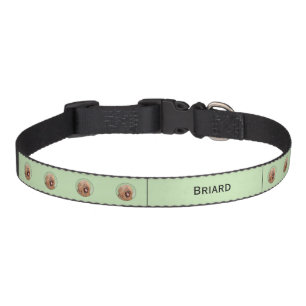 Briard Painting - Cute Original Dog Art Pet Collar