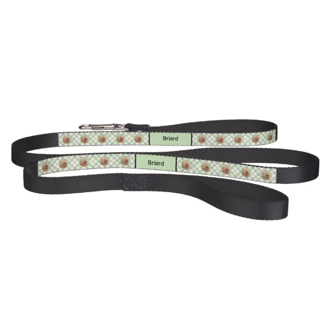 Briard Painting - Cute Original Dog Art Pet Leash (Full)