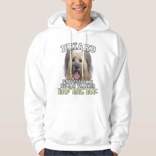 Briard Professional Human Trainer Pullover hoodie