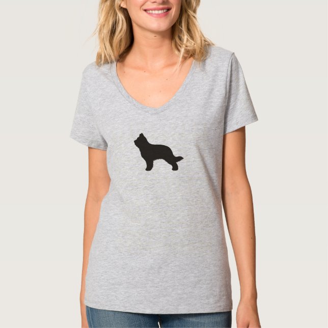 Briard Silhouette T-Shirt (Front)