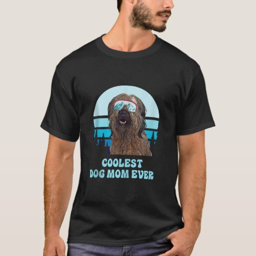 Briard Skiing Winter Coolest Dog Mom Ever Tank Top