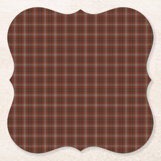 Brice (Bryce) Clan Tartan Paper Coaster