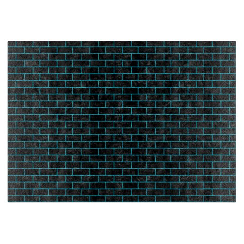 BRICK1 BLACK MARBLE  TURQUOISE MARBLE CUTTING BOARD
