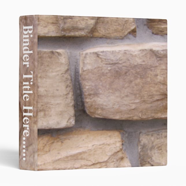 Brick 1" Binder (Front/Spine)