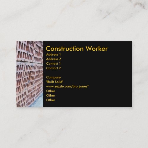 Brick and Mortar Business Card Templates