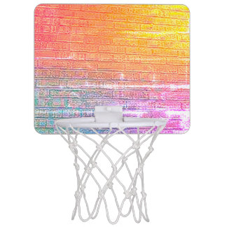 Brick Backed Wall Mini Basketball Hoop