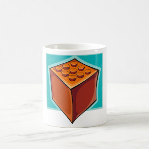 Brick Block Fun Building Toy Coffee Mug