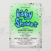 Hip hop baby shower hot sale invitations