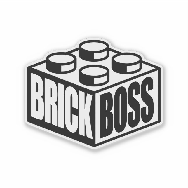 Brick Boss Sticker (Front)
