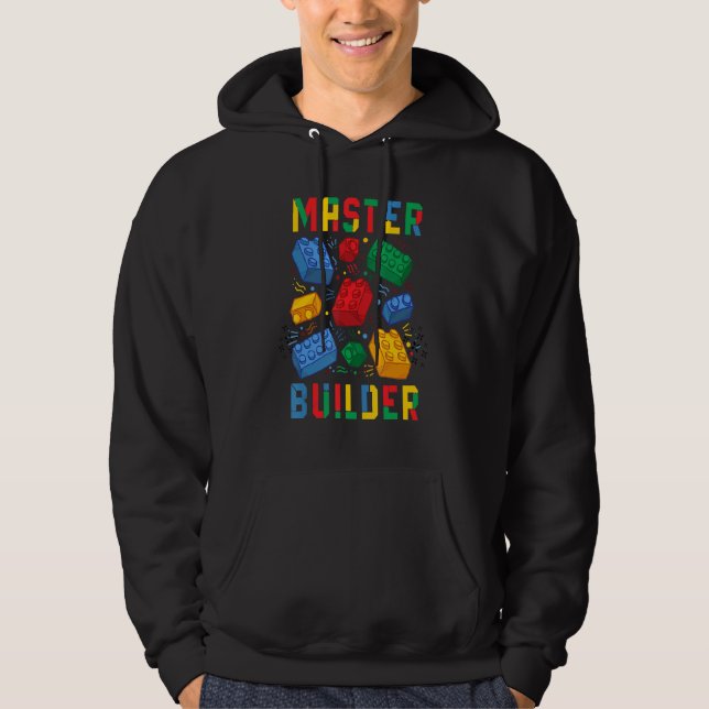 Brick Builder Blocks Master Builder Hoodie (Front)