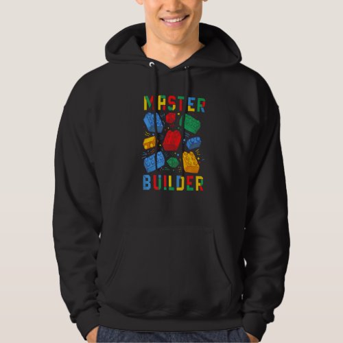 Brick Builder  Blocks Master Builder Hoodie