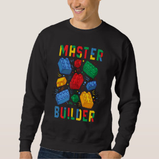 Brick Builder Blocks Master Builder Sweatshirt
