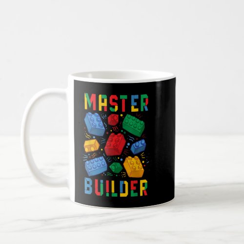 Brick Builder Funny Blocks Master Builder Coffee Mug