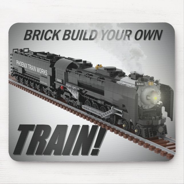 Brick Built Northern Locomotive Mousepad (Front)