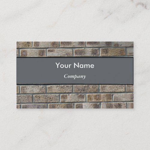 Brick Business Card