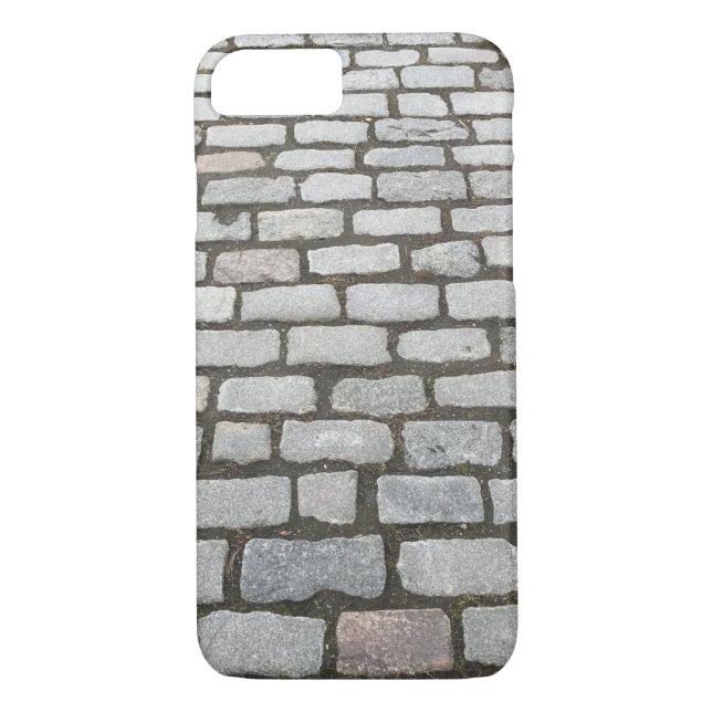 Brick Cobblestone Street Pathway Nature Photograph Case-Mate iPhone Case (Back)