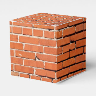Brick construction favor box