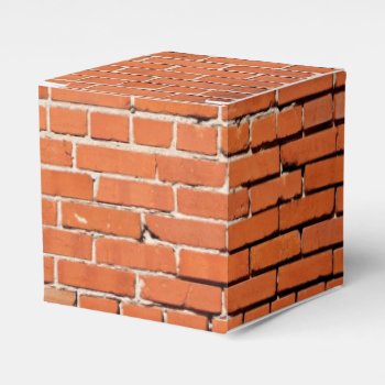 Brick Construction Favor Box by RossiCards at Zazzle