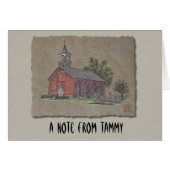 Brick Country Church (Front Horizontal)