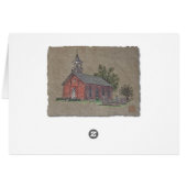 Brick Country Church Cards (Back Horizontal)