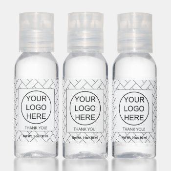 Brick Custom Add Your Own Logo Business Promo Hand Sanitizer by wasootch at Zazzle