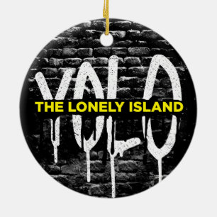 Brick Drip Ceramic Ornament