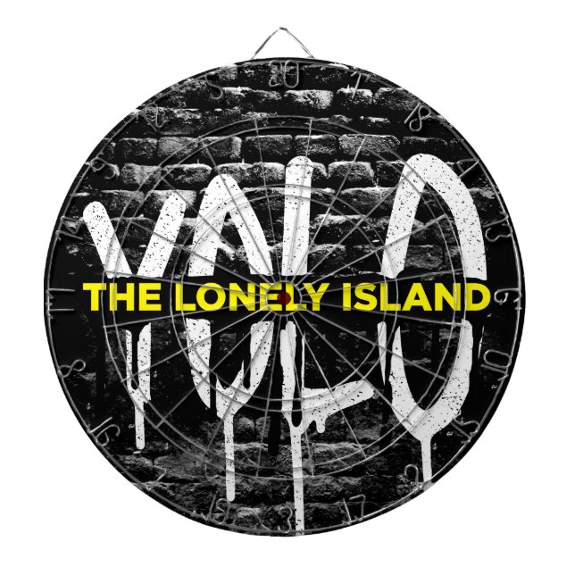 Brick Drip Dart Board (Front)