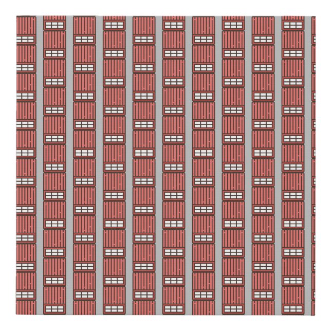 brick faux canvas print (Front)