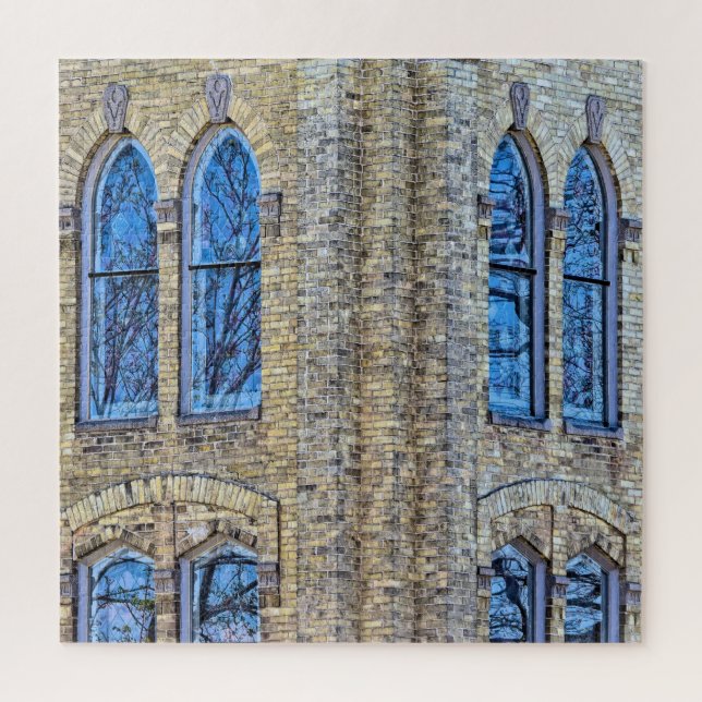 Brick & Glass - 20x20 - 676 pieces Jigsaw Puzzle (Vertical)