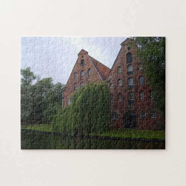 Brick gothic architecture, Lubeck, Germany Jigsaw Puzzle (Horizontal)
