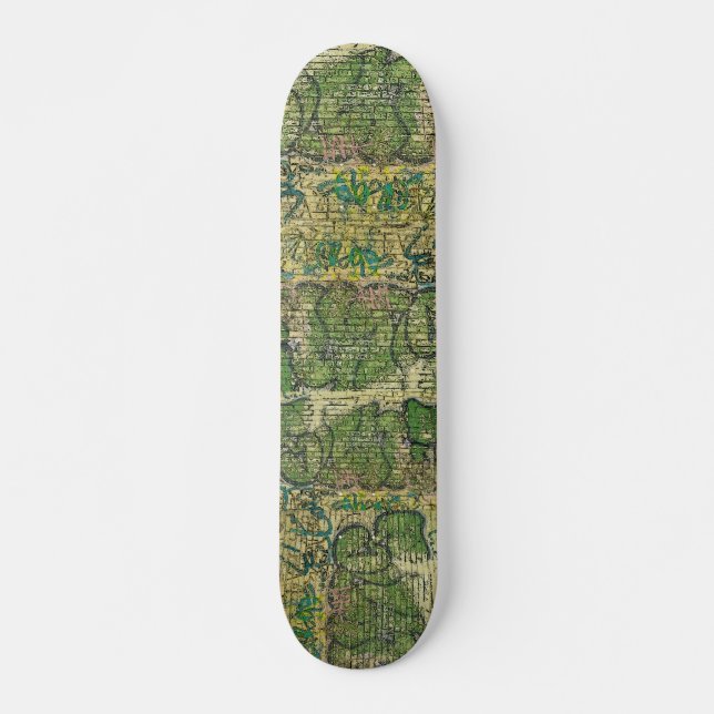 Brick Graffiti New York Skateboard Deck (Front)