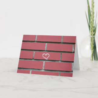 Brick Heart Holiday Card